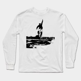 old school bmx race racing vintage Long Sleeve T-Shirt